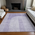 thumbnail image 1 of Addison Rugs Chantille Indoor/Outdoor Transitional Art Deco Lavender Washable Rectangle Rug, 8' x 10', 1 of 6