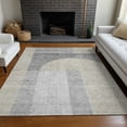 thumbnail image 1 of Addison Rugs Chantille Indoor/Outdoor Transitional Art Deco Silver Washable Rectangle Rug, 5' x 7'6", 1 of 5