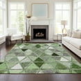 thumbnail image 1 of Addison Rugs Chantille Indoor/Outdoor Transitional Geometric Aloe Washable Rectangle Rug, 3' x 5', 1 of 6