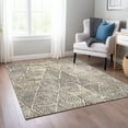 thumbnail image 1 of Addison Rugs Chantille Indoor/Outdoor Transitional Diamond Beige Washable Rectangle Rug, 2'6" x 3'10", 1 of 6
