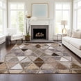 thumbnail image 1 of Addison Rugs Chantille Indoor/Outdoor Transitional Geometric Brown Washable Rectangle Rug, 2'6" x 3'10", 1 of 6