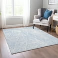 thumbnail image 1 of Addison Rugs Chantille Indoor/Outdoor Transitional Diamond Denim Washable Rectangle Rug, 5' x 7'6", 1 of 6