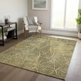 thumbnail image 1 of Addison Rugs Chantille Indoor/Outdoor Transitional Diamond Gold Washable Rectangle Rug, 10' x 14', 1 of 5