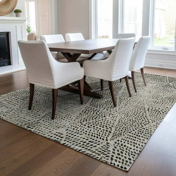 Addison Rugs Chantille Indoor/Outdoor Transitional Diamond Gray Washable Rectangle Rug, 2'6" x 3'10"