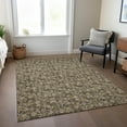 thumbnail image 1 of Addison Rugs Chantille Indoor/Outdoor Transitional Floral Brown Washable Rectangle Rug, 9' x 12', 1 of 6