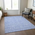 thumbnail image 1 of Addison Rugs Chantille Indoor/Outdoor Transitional Floral Denim Washable Rectangle Rug, 8' x 10', 1 of 6