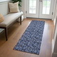 thumbnail image 1 of Addison Rugs Chantille Indoor/Outdoor Transitional Floral Navy Washable Runner Rug, 2'3" x 7'6", 1 of 6