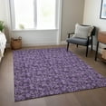 thumbnail image 1 of Addison Rugs Chantille Indoor/Outdoor Transitional Floral Purple Washable Rectangle Rug, 9' x 12', 1 of 6