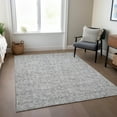 thumbnail image 1 of Addison Rugs Chantille Indoor/Outdoor Transitional Floral Silver Washable Rectangle Rug, 2'6" x 3'10", 1 of 6