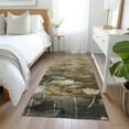 thumbnail image 1 of Addison Rugs Chantille Indoor/Outdoor Transitional Floral Taupe Washable Runner Rug, 2'3" x 7'6", 1 of 6