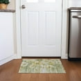 thumbnail image 1 of Addison Rugs Chantille Indoor/Outdoor Transitional Floral Sage Washable Rectangle Rug, 1'8" x 2'6", 1 of 6