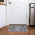 thumbnail image 1 of Addison Rugs Chantille Indoor/Outdoor Transitional Floral Pewter Washable Rectangle Rug, 1'8" x 2'6", 1 of 6