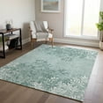 thumbnail image 1 of Addison Rugs Chantille Indoor/Outdoor Transitional Floral Sage Washable Rectangle Rug, 8' x 10', 1 of 5