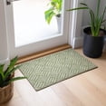 thumbnail image 1 of Addison Rugs Chantille Indoor/Outdoor Transitional Squares Aloe Washable Rectangle Rug, 1'8" x 2'6", 1 of 6