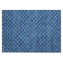 Addison Rugs Machine Washable Indoor/ Outdoor Chantille Modern Geo Rug Blue - 1'8" x 2'6"