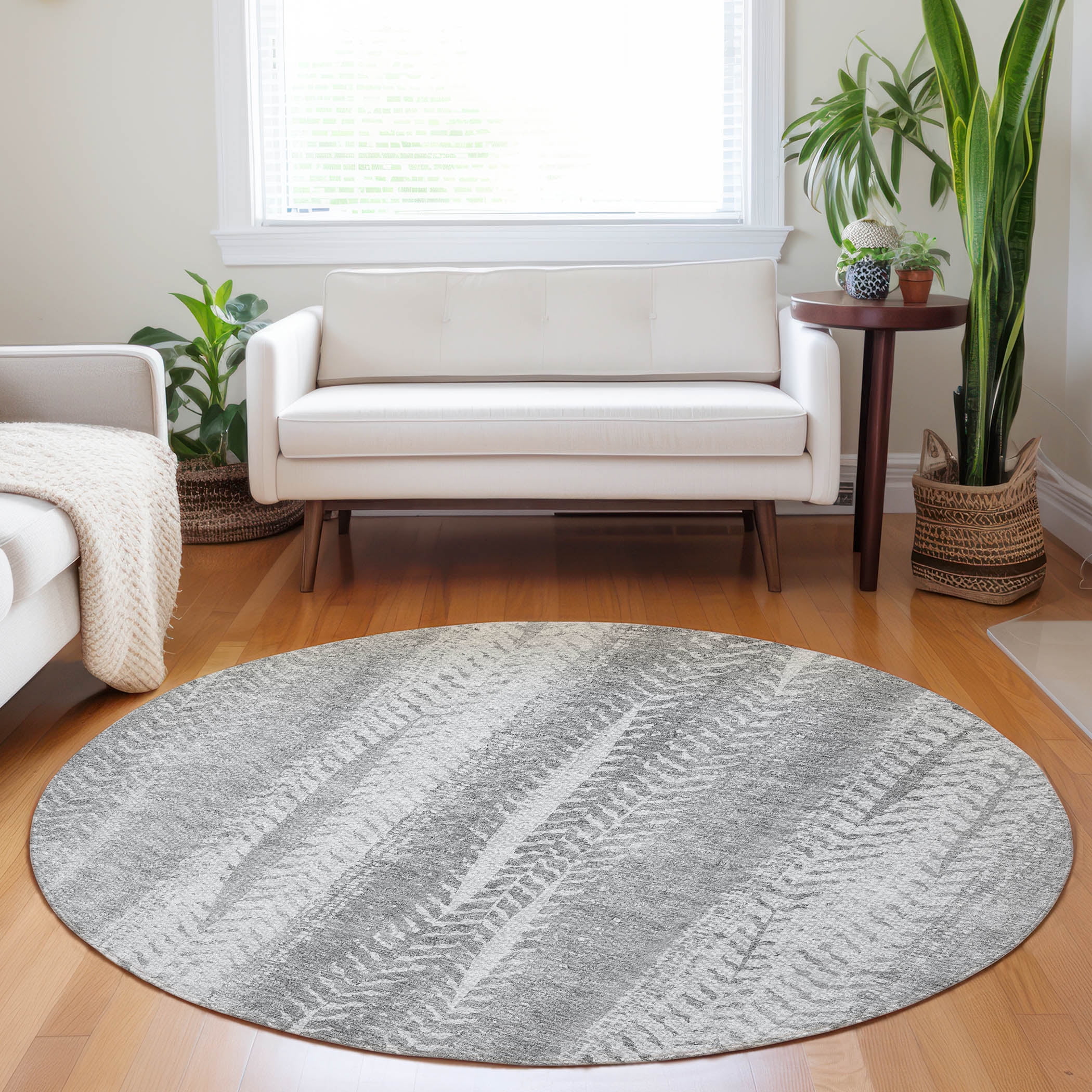 Addison Rugs Chantille Indoor/Outdoor Transitional Organic Silver ...