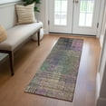 thumbnail image 1 of Addison Rugs Chantille Indoor/Outdoor Transitional Triangles Plum Washable Runner Rug, 2'3" x 7'6", 1 of 6