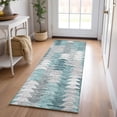 thumbnail image 1 of Addison Rugs Chantille Indoor/Outdoor Transitional Modern Teal Washable Runner Rug, 2'3" x 7'6", 1 of 6