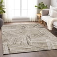 thumbnail image 1 of Addison Rugs Chantille Indoor/Outdoor Transitional Geometric Beige Washable Rectangle Rug, 3' x 5', 1 of 6
