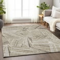 thumbnail image 1 of Addison Rugs Chantille Indoor/Outdoor Transitional Geometric Beige Washable Rectangle Rug, 5' x 7'6", 1 of 6