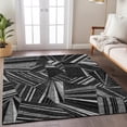 thumbnail image 1 of Addison Rugs Chantille Indoor/Outdoor Transitional Geometric Black Washable Rectangle Rug, 3' x 5', 1 of 6