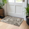 thumbnail image 1 of Addison Rugs Chantille Indoor/Outdoor Transitional Geometric Brown Washable Rectangle Rug, 1'8" x 2'6", 1 of 6