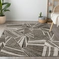 thumbnail image 1 of Addison Rugs Chantille Indoor/Outdoor Transitional Geometric Brown Washable Rectangle Rug, 9' x 12', 1 of 6