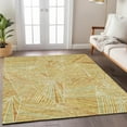 thumbnail image 1 of Addison Rugs Chantille Indoor/Outdoor Transitional Geometric Gold Washable Rectangle Rug, 10' x 14', 1 of 6