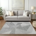 thumbnail image 1 of Addison Rugs Chantille Indoor/Outdoor Transitional Geometric Gray Washable Rectangle Rug, 5' x 7'6", 1 of 6