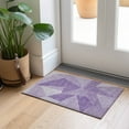 thumbnail image 1 of Addison Rugs Chantille Indoor/Outdoor Transitional Geometric Lilac Washable Rectangle Rug, 1'8" x 2'6", 1 of 6