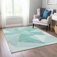thumbnail image 1 of Addison Rugs Chantille Indoor/Outdoor Transitional Geometric Teal Washable Rectangle Rug, 10' x 14', 1 of 6