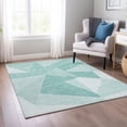thumbnail image 1 of Addison Rugs Chantille Indoor/Outdoor Transitional Geometric Teal Washable Rectangle Rug, 5' x 7'6", 1 of 6