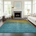 thumbnail image 1 of Addison Rugs Chantille Indoor/Outdoor Solid Ombre Brown Washable Rectangle Rug, 5' x 7'6", 1 of 6