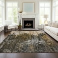 thumbnail image 1 of Addison Rugs Chantille Indoor/Outdoor Transitional Squares Brown Washable Rectangle Rug, 8' x 10', 1 of 6