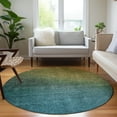 thumbnail image 1 of Addison Rugs Chantille Indoor/Outdoor Solid Ombre Brown Washable Round Rug, 8' x 8', 1 of 6