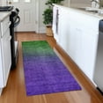 thumbnail image 1 of Addison Rugs Chantille Indoor/Outdoor Solid Ombre Green Washable Runner Rug, 2'3" x 7'6", 1 of 6