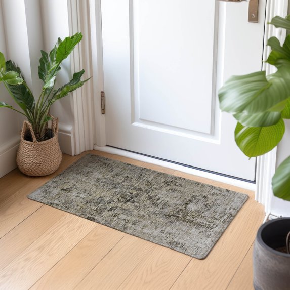 Addison Rugs Chantille Indoor/Outdoor Transitional Modern Taupe Washable Rectangle Rug, 1'8" x 2'6"