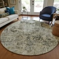 thumbnail image 1 of Addison Rugs Chantille Indoor/Outdoor Transitional Modern Taupe Washable Round Rug, 8' x 8', 1 of 6