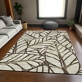 thumbnail image 1 of Addison Rugs Chantille Indoor/Outdoor Transitional Floral Chocolate Washable Rectangle Rug, 3' x 5', 1 of 6