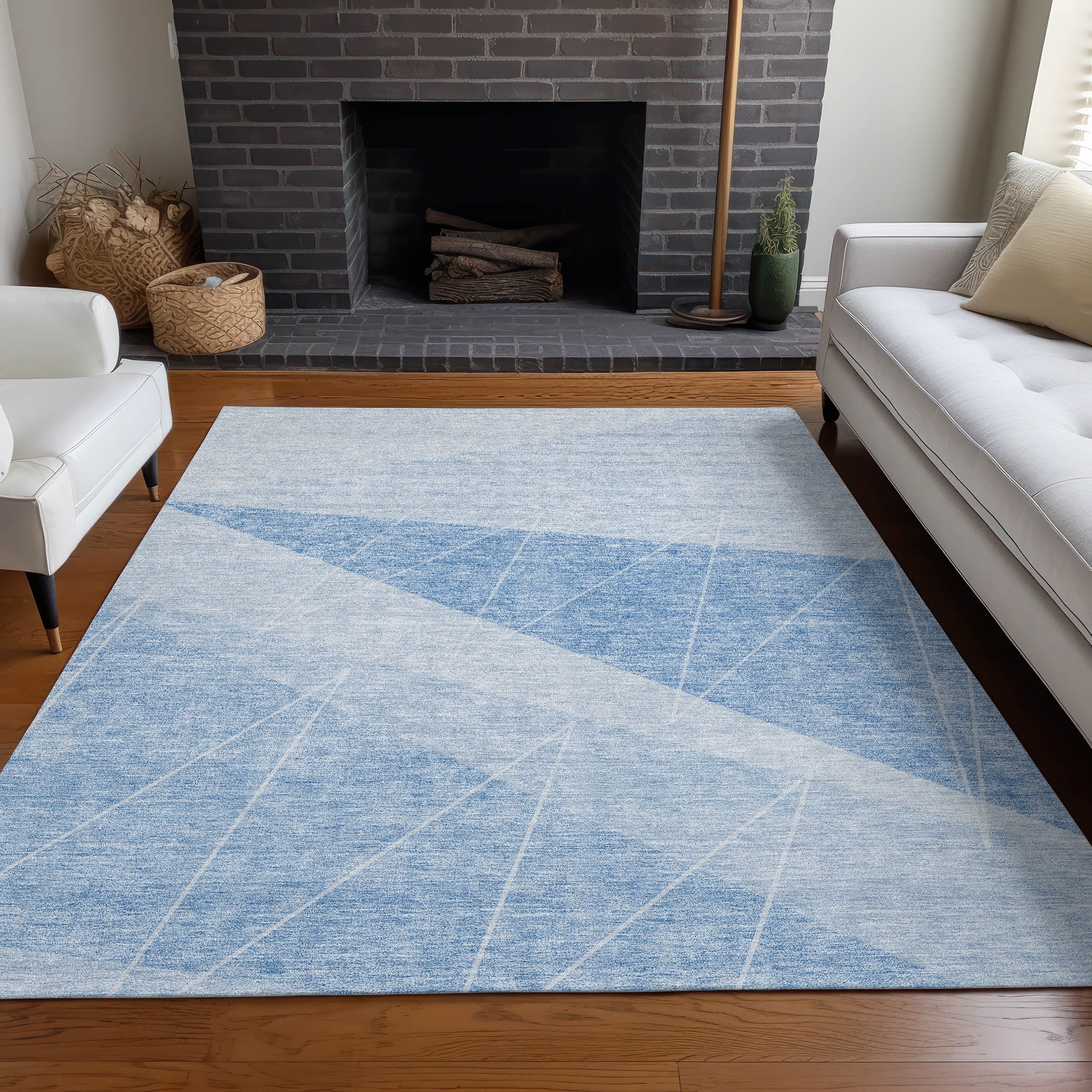 Addison Rugs Machine Washable Indoor/ Outdoor Chantille Modern Prism ...