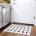 thumbnail image 1 of Addison Rugs Chantille Indoor/Outdoor Transitional Circles Black Washable Rectangle Rug, 1'8" x 2'6", 1 of 6