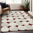 thumbnail image 1 of Addison Rugs Chantille Indoor/Outdoor Transitional Circles Burgundy Washable Rectangle Rug, 9' x 12', 1 of 6