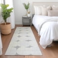 thumbnail image 1 of Addison Rugs Chantille Indoor/Outdoor Transitional Circles Gray Washable Runner Rug, 2'3" x 7'6", 1 of 6