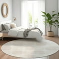 thumbnail image 1 of Addison Rugs Chantille Indoor/Outdoor Transitional Circles Ivory Washable Round Rug, 8' x 8', 1 of 6