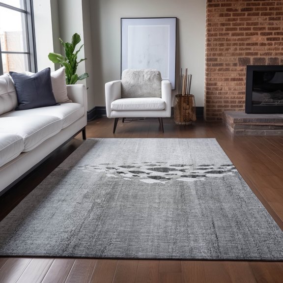 Addison Rugs Chantille Indoor/Outdoor Transitional Nautical Gray Washable Rectangle Rug, 2'6" x 3'10"