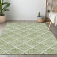 thumbnail image 1 of Addison Rugs Chantille Indoor/Outdoor Transitional Diamonds Green Washable Rectangle Rug, 10' x 14', 1 of 6