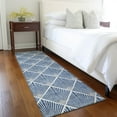 thumbnail image 1 of Addison Rugs Chantille Indoor/Outdoor Transitional Diamonds Navy Washable Runner Rug, 2'3" x 7'6", 1 of 6