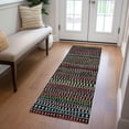 thumbnail image 1 of Addison Rugs Chantille Indoor/Outdoor Transitional Stripes Black Washable Runner Rug, 2'3" x 7'6", 1 of 6