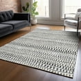 thumbnail image 1 of Addison Rugs Chantille Indoor/Outdoor Transitional Stripes Ivory Washable Rectangle Rug, 8' x 10', 1 of 6