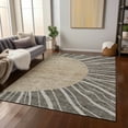 thumbnail image 1 of Addison Rugs Chantille Indoor/Outdoor Transitional Abstract Chocolate Washable Rectangle Rug, 9' x 12', 1 of 6
